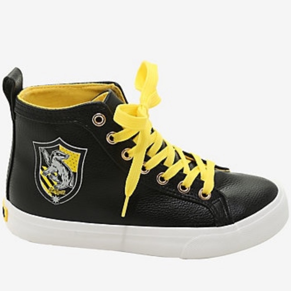 Harry Potter High Top Hufflepuff Sneakers Black 14